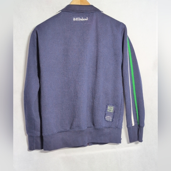 Navy Blue HQ Ireland Zip-Up Jacket Emerald Isle - Picture 5 of 5